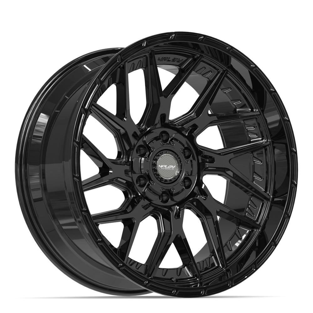 4PLAY 4PL28 22x10 6x135 + 6x139.7 -18et Gloss Black Wheel – 4PLAY