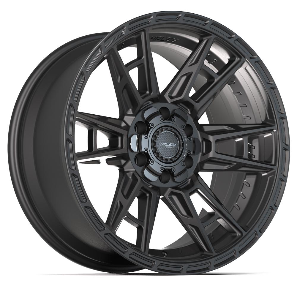 4PLAY 4PS20 20x9 6x135 + 6x139.7 18et Satin Black Wheel – 4PLAY Wheels