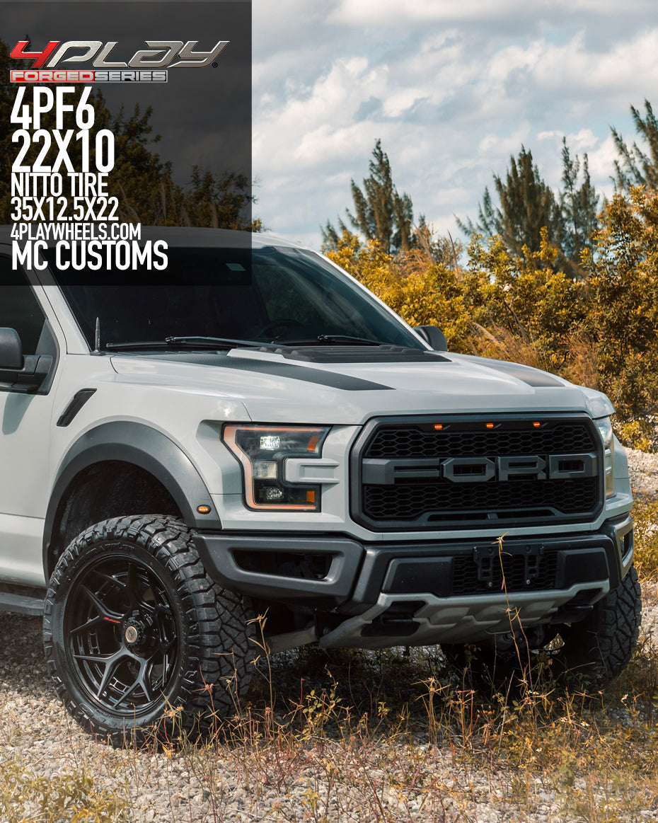 Ford Raptor 22×10 Wheels 4PF6 Forged and 35×12.5×22 Tires