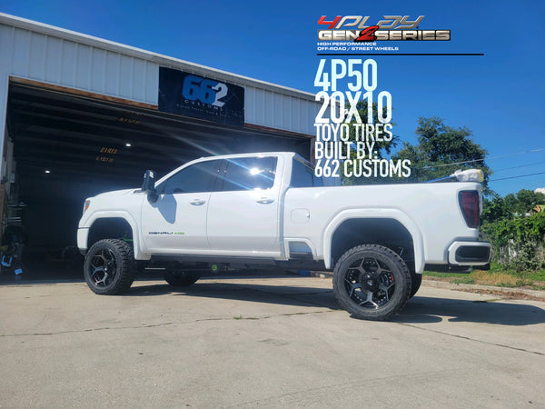 GMC Sierra Denali with 20x10 4P50