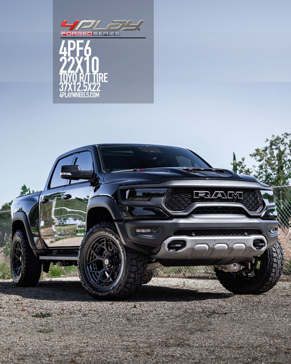 Dodge Ram with 22×10 Wheels 4PF6 Forged and 37x12.5x22