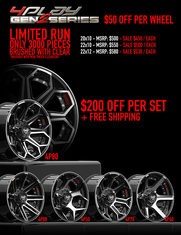NON Tint Gen 2 $50 Off Per Wheel