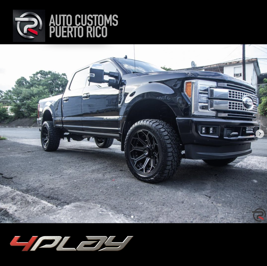 Ford F250 22×12 Wheels 4P80 Gen 2 and 35×12.5×22 Tires