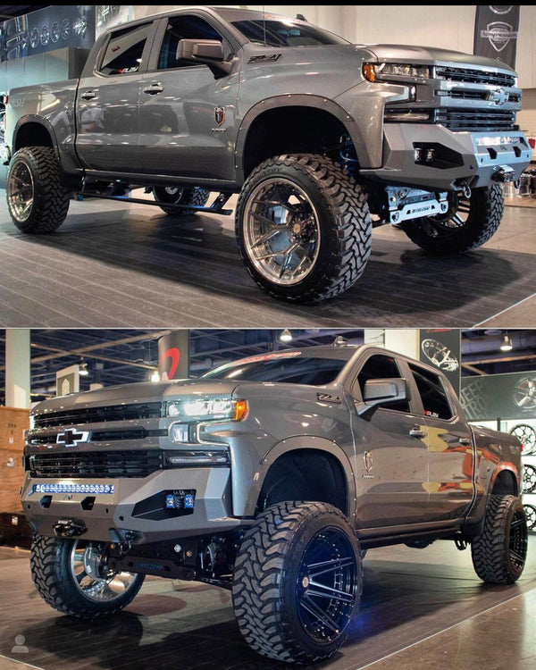 Chevrolet Silverado with 24×14 Wheels 4PF6 4PF8 Forged