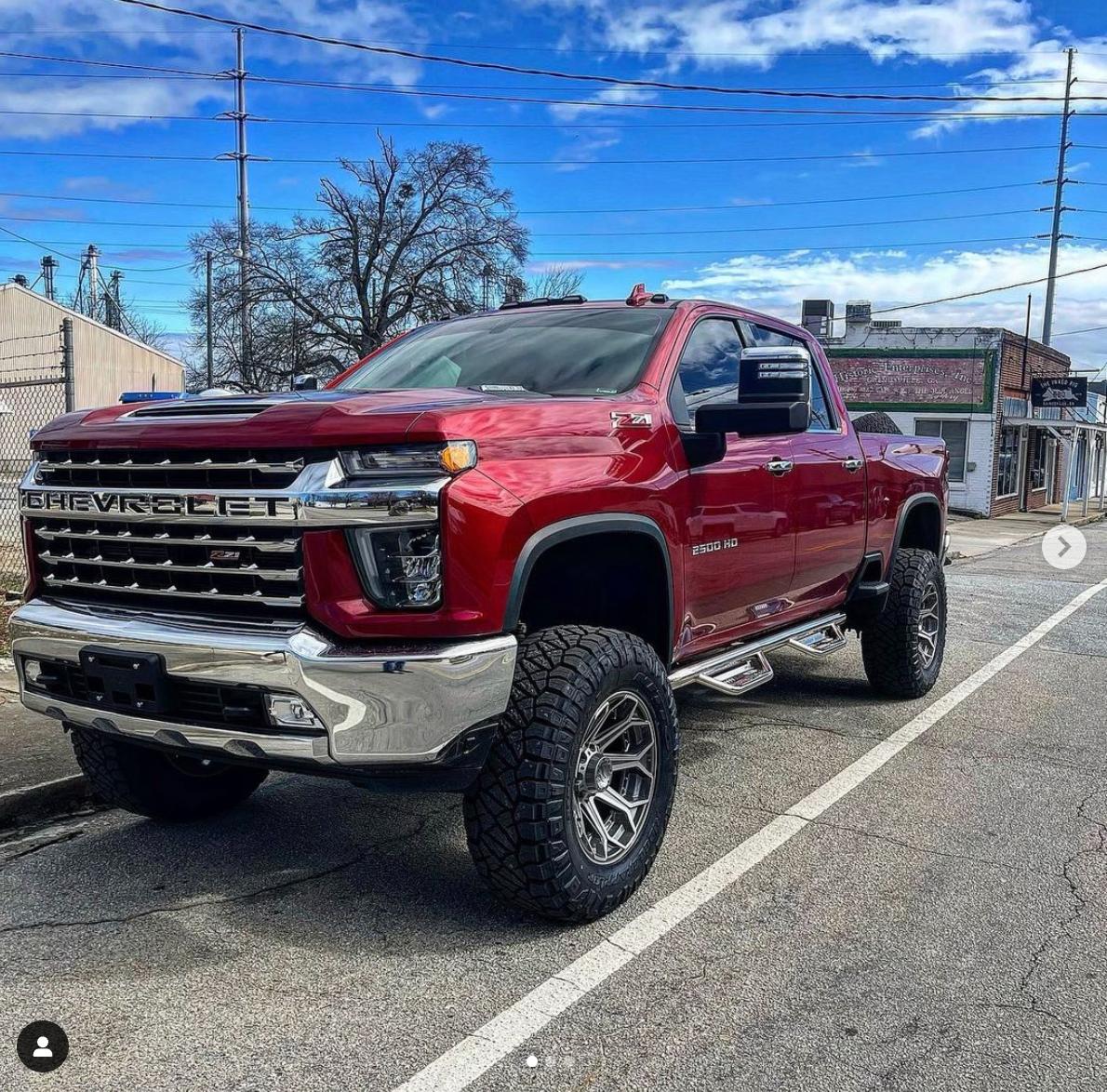 Chevrolet Silverado 2500 20×10 Wheels 4P80 Gen 2 and 37×12.5×20 Tires