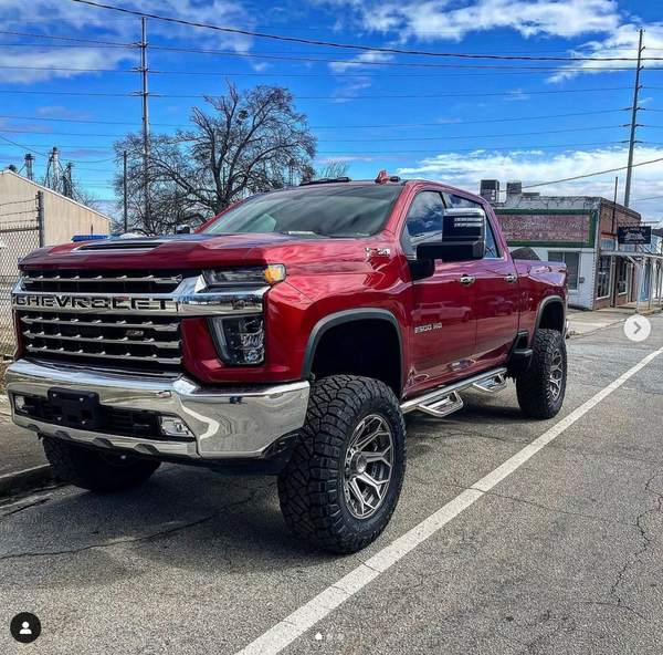 Chevrolet Silverado 2500 20×10 Wheels 4P80 Gen 2 and 37×12.5×20 Tires