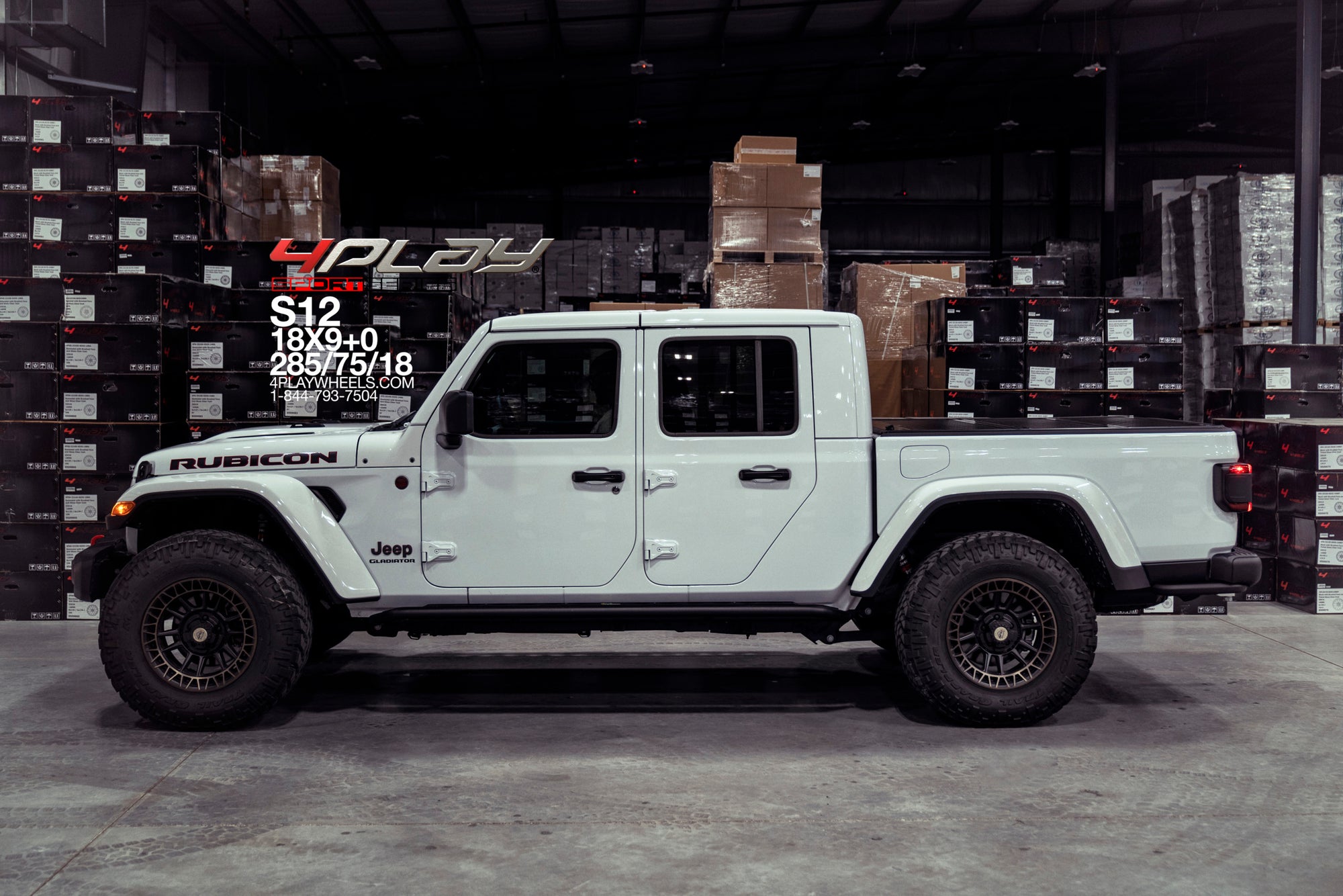 Jeep Gladiator with 18×9 Wheels 4PS12 Sport Series