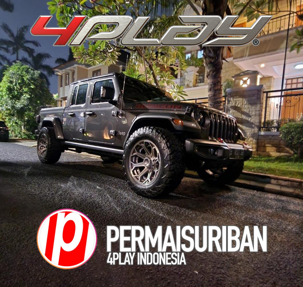 Jeep Gladiator 22×12 Wheels 4P80 Gen 2 and 35×12.5×22 Tires