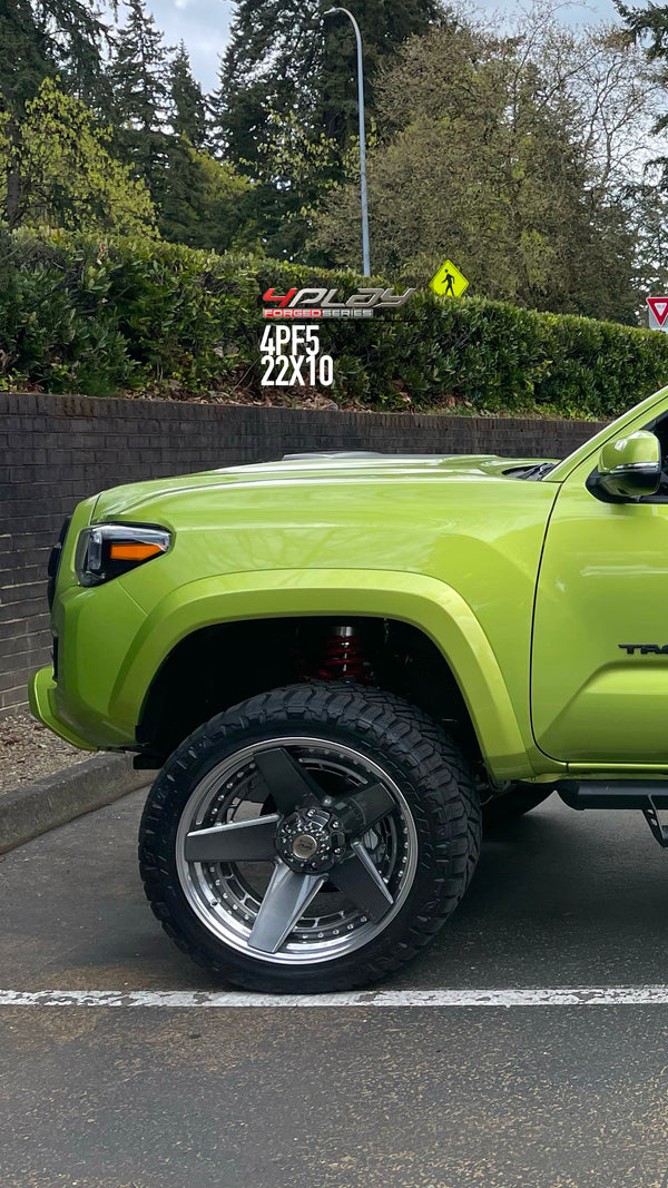 Toyota Tacoma with 22×10 Wheels 4PF5 Forged