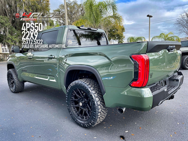 Toyota Tundra 22×9 Wheels 4PS50 Sport Series and 35×12.5×22 Tires