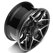 20x9 4P06 Gloss Black Brushed with Tinted Clear - 8x170 +0ET