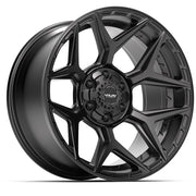 20x10 4P06 Satin Black - 6x135 + 6x139.7 -18ET
