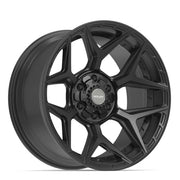 Set(4) 20x10 4P06 Satin Black - 6x135 &amp; 6x139.7 -18ET