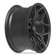 20x10 4P06 Satin Black - 6x135 + 6x139.7 -18ET
