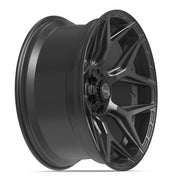 22x10 4P06 Satin Black - 6x135 + 6x139.7 -18ET