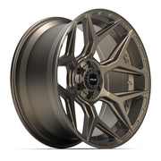 Set(4) 22x10 4P06 Satin Bronze - 6x135 &amp; 6x139.7 -18ET with 285/45r22 Sailun TerraMax RT Tires