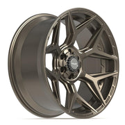 Set(4) 22x10 4P06 Satin Bronze - 6x135 &amp; 6x139.7 -18ET with 33x12.50r22 Sailun TerraMax RT Tires