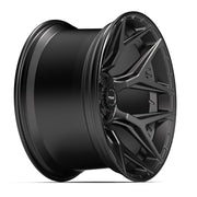 Set(4) 22x12 4P06 Satin Black - 6x135 &amp; 6x139.7 -44ET