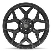 24x10 4P06 Satin Black - 6x135 + 6x139.7 +18ET
