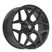 Set(4) 24x10 4P06 Satin Black - 6x135 &amp; 6x139.7 +18ET with 295/35r24 Ironman iMove GEN 2 Tires
