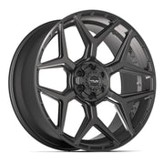 Set(4) 24x10 4P06 Satin Black - 6x135 &amp; 6x139.7 +18ET