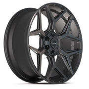 Set(4) 24x10 4P06 Satin Black - 6x135 &amp; 6x139.7 +18ET with 295/35r24 Sailun Atrezzo SVR LX+ Tires