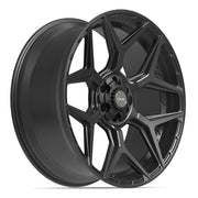 Set(4) 24x10 4P06 Satin Black - 6x135 &amp; 6x139.7 +18ET with 295/35r24 Ironman iMove GEN 2 Tires
