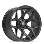 24x12 4P06 Satin Black - 6x135 + 6x139.7 -44ET