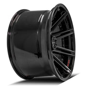 22x12 4P08 Gloss Black Brushed with Tinted Clear - 8x170 -44ET