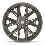 Set(4) 22x10 4P40 Satin Bronze - 6x135 &amp; 6x139.7 -18ET with 33x12.50r22 TBB TS-57 RT Tires