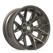 Set(4) 22x10 4P40 Satin Bronze - 6x135 &amp; 6x139.7 -18ET with 33x12.50r22 TBB TS-57 RT Tires &amp; TPMS