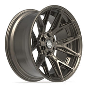 Set(4) 22x10 4P40 Satin Bronze - 6x135 &amp; 6x139.7 -18ET with 33x12.50r22 TBB TS-57 RT Tires