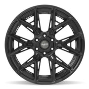 Set(4) 22x12 4P40 Satin Black - 6x135 &amp; 6x139.7 -44ET