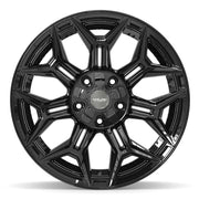 Set(5) 20x10 4P44 Gloss Black - 5x127 &amp; 5x139.7 -18ET