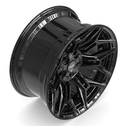 20x10 4P44 Gloss Black - 5x127 + 5x139.7 -18ET