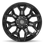 20x10 4P44 Gloss Black - 6x135 + 6x139.7 -18ET
