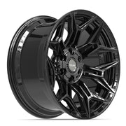 20x10 4P44 Gloss Black - 6x135 + 6x139.7 -18ET