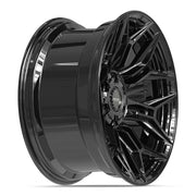 20x10 4P44 Gloss Black - 6x135 + 6x139.7 -18ET