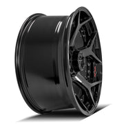 4P50 4PLAY Wheel GM-Ford-Lincoln-Nissan-Toyota 22x10 Black Off-Road Rim -18 ET