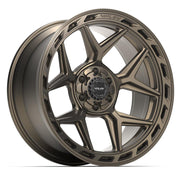 Set(4) 22x10 4P55 Satin Bronze - 6x135 &amp; 6x139.7 -18ET with 285/45r22 Sailun TerraMax RT Tires &amp; TPMS