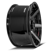 22x10 4P60 Gloss Black Brushed with Tinted Clear - 8x170 -24ET