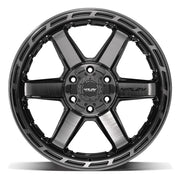 Set(4) 20x10 4P63 Gloss Black Brushed with Tinted Clear - 6x135 &amp; 6x139.7 -18ET