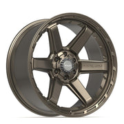 Set(4) 22x10 4P63 Satin Bronze - 6x135 &amp; 6x139.7 -18ET with 33x12.50r22 TBB TS-57 RT Tires &amp; TPMS