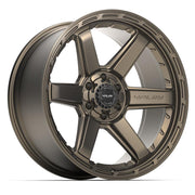 22x10 4P63 Satin Bronze - 6x135 + 6x139.7 -18ET