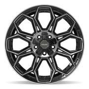 Set(4) 20x9 4P83 Gloss Black Brushed with Tinted Clear - 5x127 &amp; 5x139.7 +0ET with 275/55r20 Sailun TerraMax RT Tires