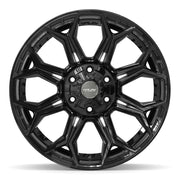 Set(4) 20x9 4P83 Gloss Black - 6x135 &amp; 6x139.7 +0ET with 275/55r20 Sailun TerraMax RT Tires &amp; TPMS