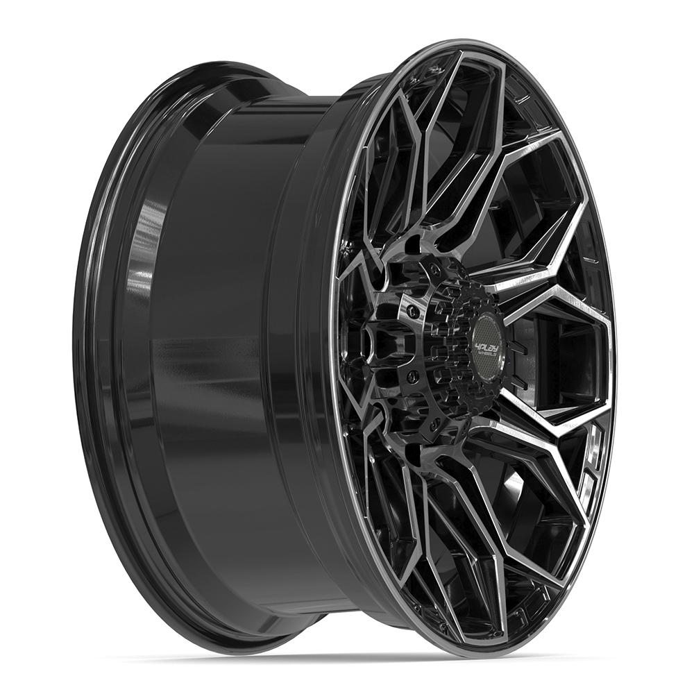 4PLAY 4P83 20x9 8x180 0et Gloss Black Brushed with Tinted