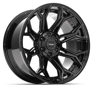20x10 4P83 Gloss Black - 6x135 + 6x139.7 -18ET