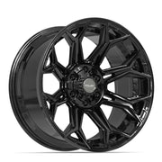 Set(4) 20x10 4P83 Gloss Black - 6x135 &amp; 6x139.7 -18ET