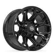 20x10 4P83 Gloss Black - 8x180 -18ET